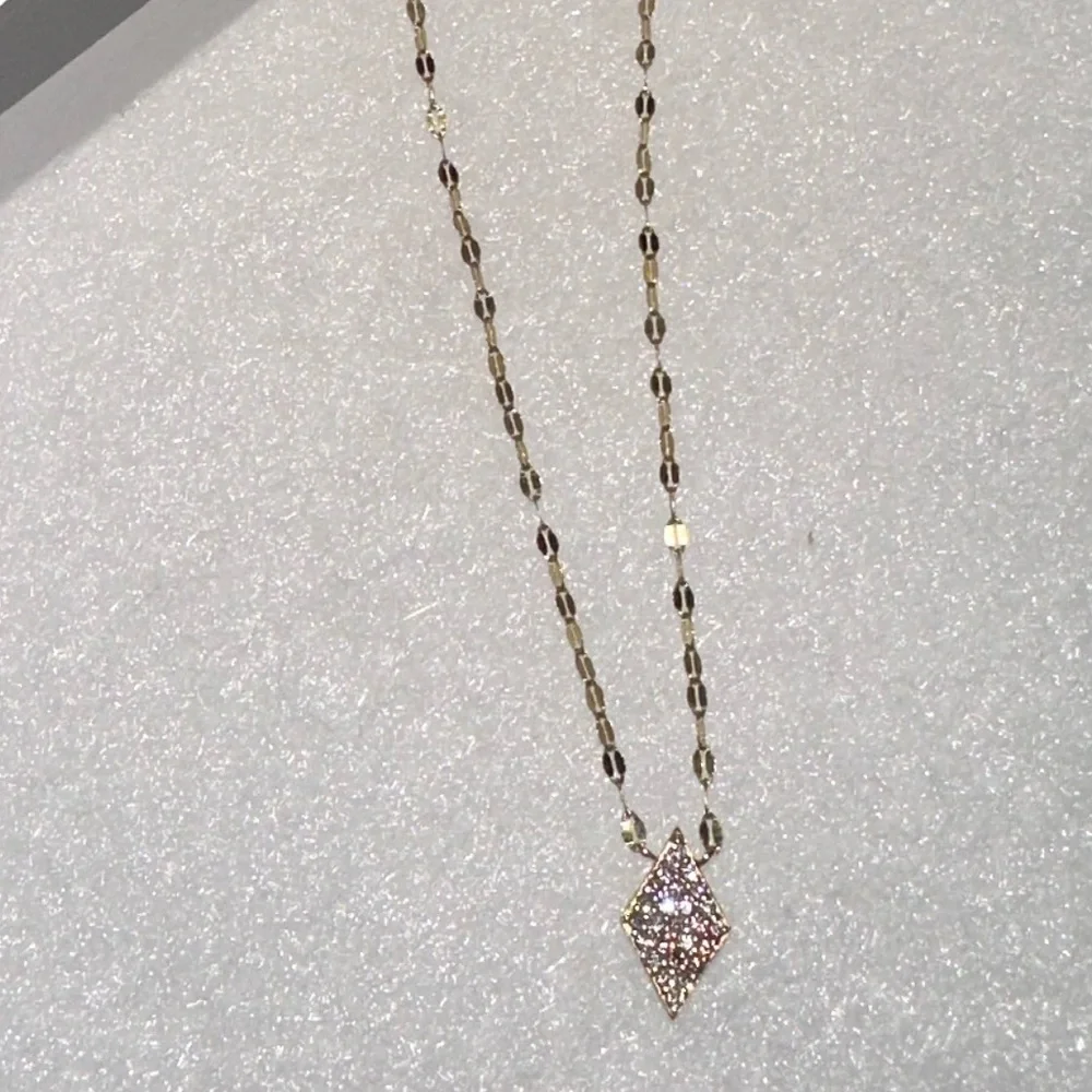 LANA
14k Diamond Mini Kite Pendant Necklace - Picture 6 of 8